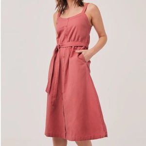 NWT Pact Canopy Picnic Dress Dahlia Pink L